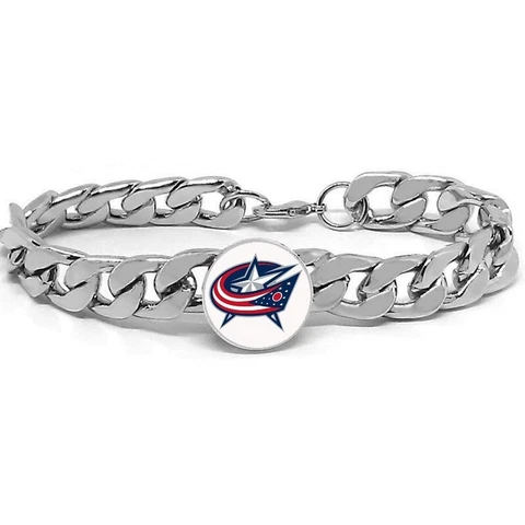 Columbus Blue Jackets Hockey Gift Men's Women's Stainless Steel Bracelet D4 Cover