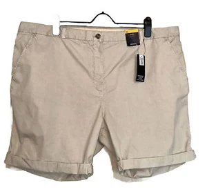 M&S Collection - Cotton Rich Chino Shorts - Size 24 - Beige - New with Tags - Picture 1 of 19