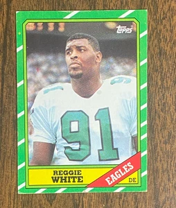 1986 Topps - Reggie White #275 (RC) Rookie Card - Philadelphia Eagles - Foto 1 di 2