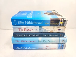 Lot of 5 Paperback Hardcover Romance Books by Elin Hilderbrand The Rumor & More - Picture 1 of 6
