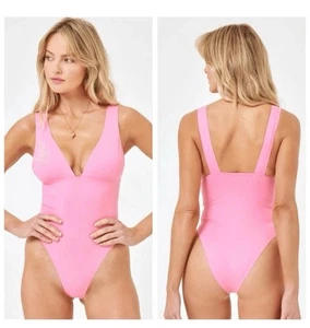 NWT L*Space Fused Katniss Classic One-Piece Swimsuit Medium LSPACE - Picture 1 of 8