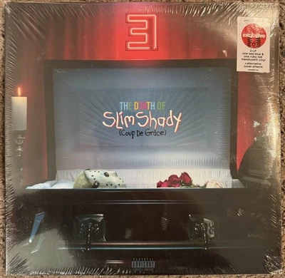 Eminem The Death Of Slim Shady Coup De Grace 2 LP Blue & Red Colored Vinyl NEW - Image 1 of 3
