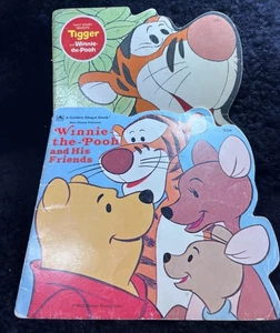 Vintage Set 2 Walt Disney Winnie Pooh Kinder goldene Form Buch Tigger seine Freunde - Bild 1 von 7