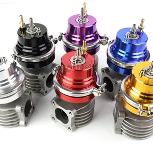 46mm Universal Turbocharger Manifold 4-Bolt 6" Wastegate+14 psi Spring Gold - Bild 1 von 5