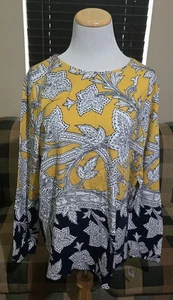 NEU Talbots Damen Blumen Top Übergröße 2X LS mehrfarbig adrett lässig Stretch  - Bild 1 von 17