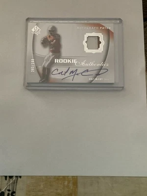 2010 SP Authentic Colt McCoy Rookie 2 Color Patch Auto #283/299 Longhorns Champ - Image 1 of 2