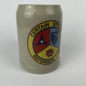 Reforger Beer Stein Mug NATO Military Exercise West Germany 1987 Certain Strike - Picture 1 of 4