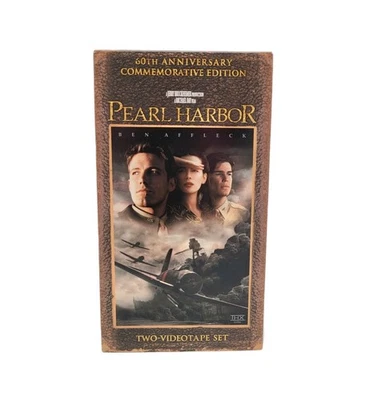 Pearl Harbor VHS Two-Video Tape Set PG13 60th Anniversary Commemorative Edition - Image 1 of 4
