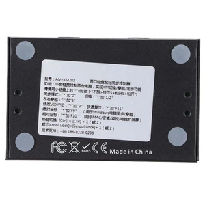 AIMOS KVM Switch USB2.0 12mbps Compatibility High Performance Chip Switch Sel FY - Afbeelding 1 van 22