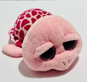Juguete de peluche Ty Beanie Boos Shellby the Pink Turtle 7" Beanie - Imagen 1 de 3