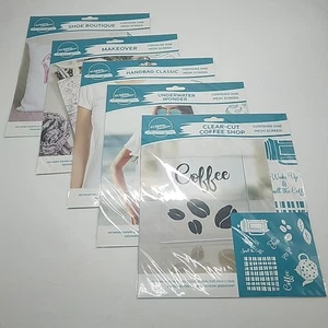 5 x Screen Sensation Mesh Printing Screens - Shoe, Makeover, Handbag, Coffee +1 - Picture 1 of 13
