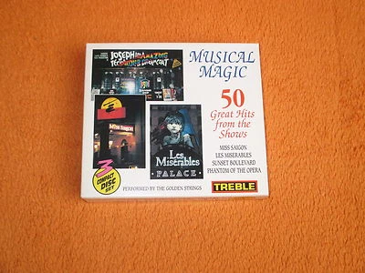 Musical Magic Box, 3CD`s, z.B. aus Miss Saigon,Sunset Boulevard, 50 Great Hits - Bild 1 von 4