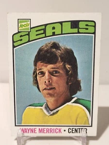 1976-77 Topps Wayne Merrick #18 California Golden Seals - N - Picture 1 of 2