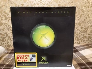 Microsoft Xbox Black Video Game Console DVD Bundle - Picture 1 of 19