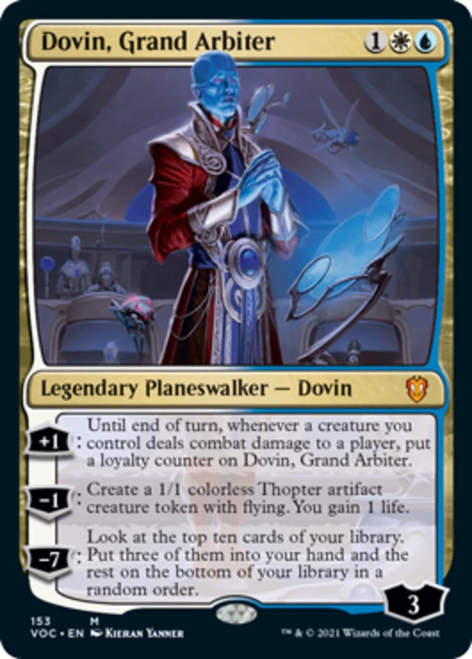 x1 Dovin, Grand Arbiter M MTG Commander Innistrad: Crimson Vow M/NM, English - Image 1 of 1
