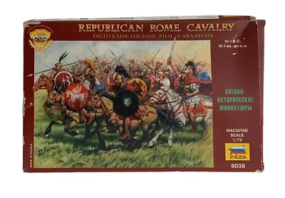 Kit Modelo Caballería Romana Republicana Zvezda Roma 111-1 aC #8038 1/72 - Caja Abierta Foto 1 de 4