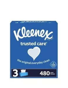 Kleenex Gesichtsgewebe, 2-lagig, 160 Blatt/Box, 3 Schachteln/Packung - Bild 1 von 2