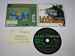 Lake Masters Bass Fishing Game Playstation PS1 Japan import +reg card US Seller - Picture 1 of 7