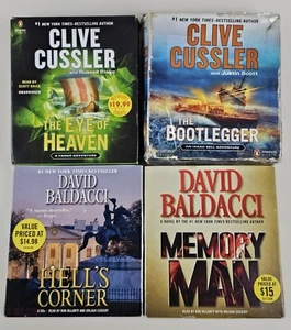 4x Audiobook Lot The Eye of Heaven The Bootlegger Hell's Corner & Memory Man - Imagen 1 de 20
