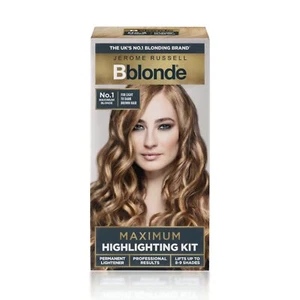 Jerome Russell Bblonde Highlighting Kit Permanent Lightener Permanent Blonde ... - Picture 1 of 6