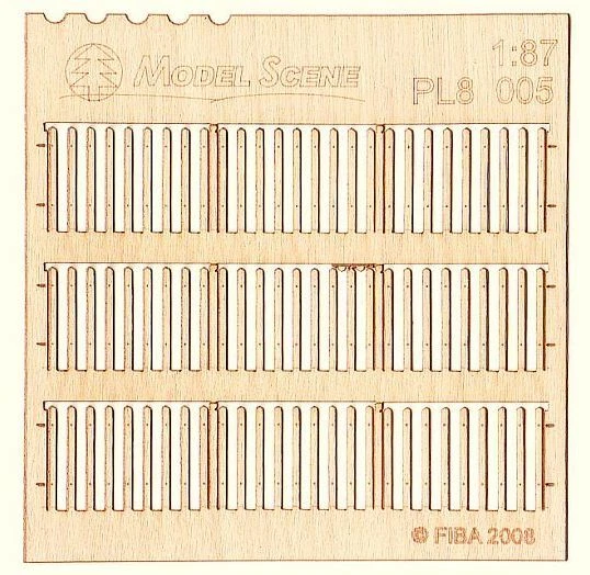 MODEL SCENE STACCIONATA IN LEGNO SCALA 1/87 H0 PL8 005 - Immagine 1 di 1