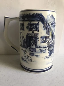 Unique Delft Blue Holland Mug/Stein - “The Dutch Way Of Life” - 5” - Picture 1 of 5
