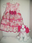 EST. 1989 PLACE~ Girl Size 2T Floral Party Easter Valentines Dress & FREE PUPPY