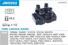 Janmor JM5092 Ignition Coil for FORD, MAZDA
