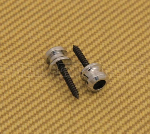 AP-0683-010 (2) Chrome Schaller Strap Buttons & Screws for Strap Locks Systems - Picture 1 of 1