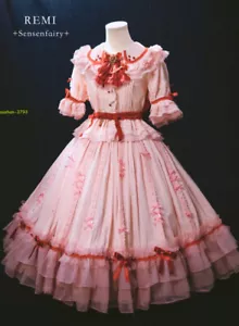 TouHou Projekt Remilia scharlachrot Cosplay Kostüm Outfits Kleid Damen Halloween Set - Bild 1 von 21