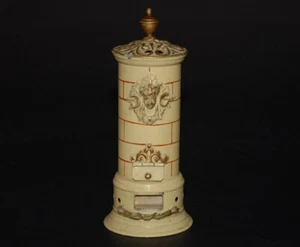 Märklin miniatura stufa per bambole * molto rara * lamiera verniciata * intorno al 1890 - Foto 1 di 1