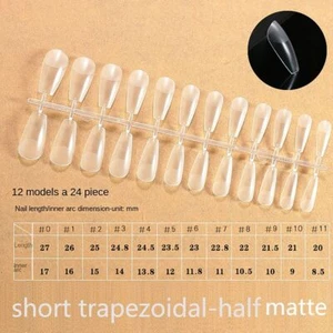 120PCS/BAG Pre-shape False Nails Tips Press on Nails For Women Beauty - Picture 1 of 20