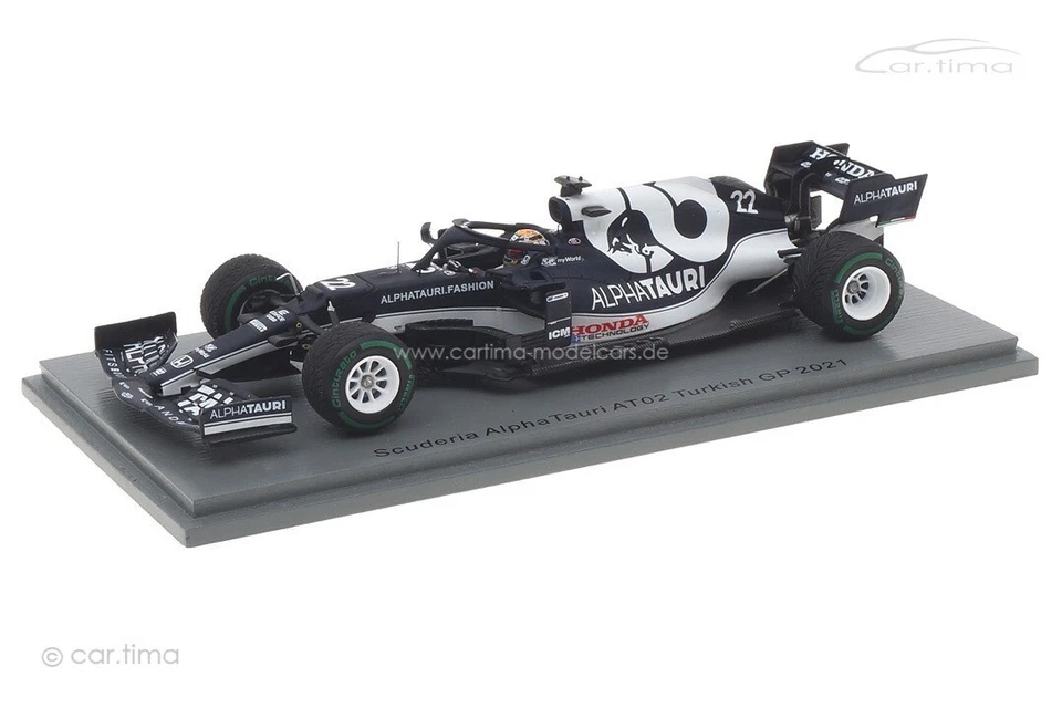 Alphatauri AT02 Gp Turchia 2021 Yuki Tsunoda Spark 1 43 S7699
