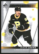 2022-23 SP Authentic #155 Jakub Lauko FW RC /999