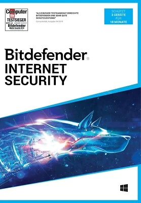 Bitdefender Internet Security  2025      1 oder 3 oder 5  PC  1 oder 2 Jahre - Bild 1 von 4