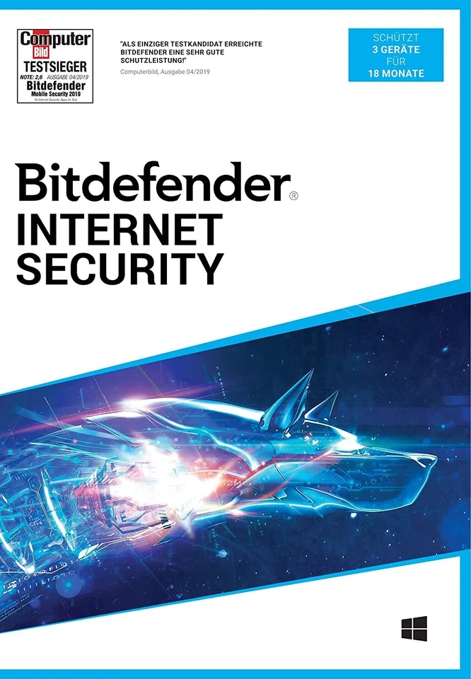 Bitdefender Internet Security  2025      1 oder 3 oder 5  PC  1 oder 2 Jahre - Bild 1 von 4