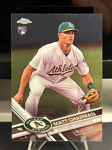 Matt Chapman 2017 Topps Chrome Athletics Giants ROOKIE #HMT53 - Picture 1 of 2