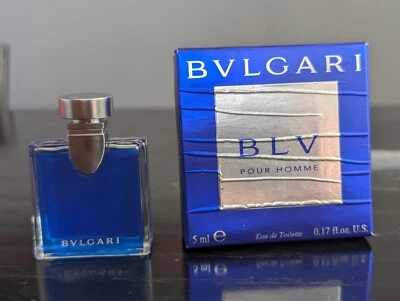 BLV BVLGARI EDT EAU DE TOILETTE POUR HOMME FOR MEN MADE IN ITALY 5 ml 0.17 fl.oz - Image 1 of 4