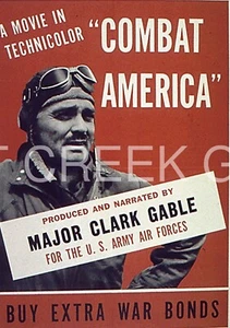 WWII Poster, "FOR THE U.S. ARMY AIR FORCES" Kunstdruck auf 11x14" 22562 - Bild 1 von 1