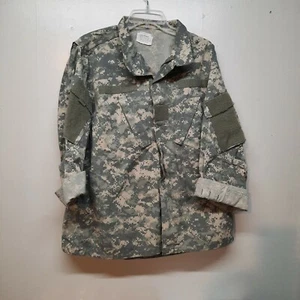 U.S. Army Combat Jacket Camouflage With Zip Closures Large Regular - Picture 1 of 6