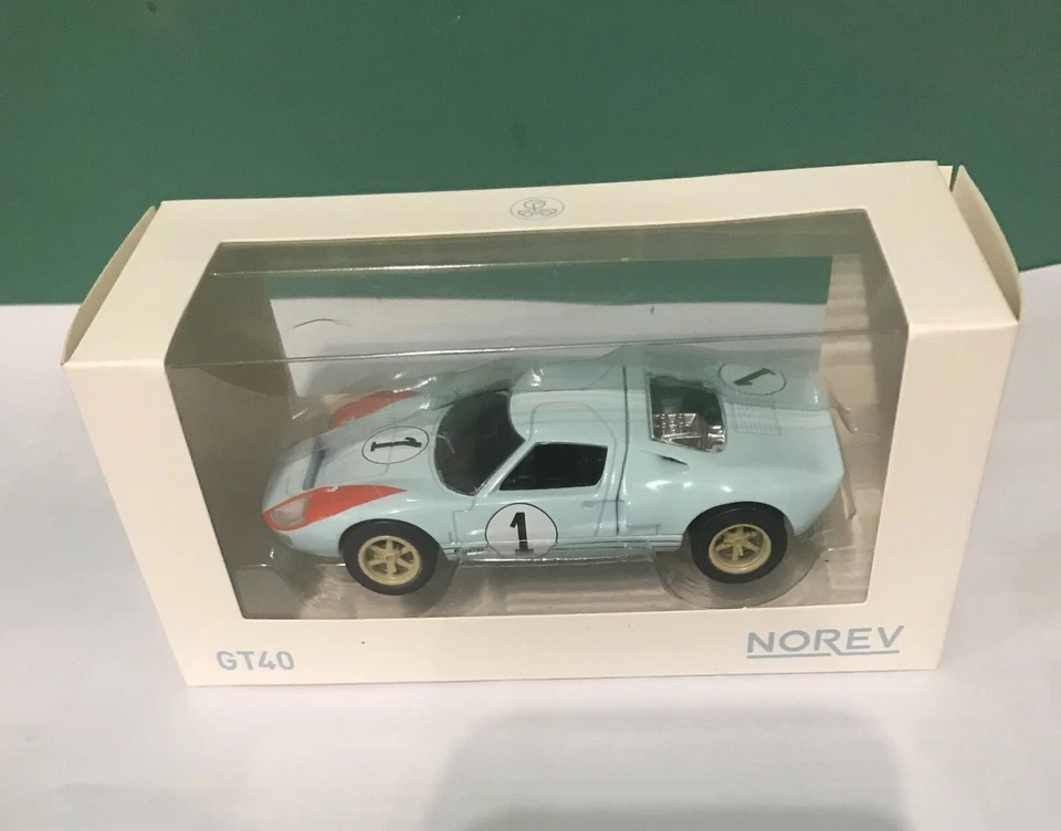 Die Cast 1/43 Modellino Auto Norev FORD GT40 1966 - Immagine 1 di 1