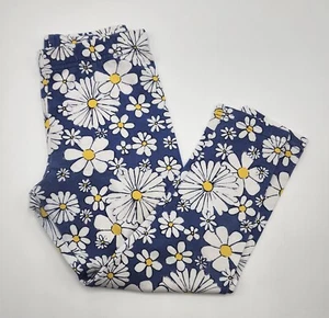 Carter's Girl’s Cotton Blend Floral Ankle Leggings Size 10 Years Pre-owned - Picture 1 of 7