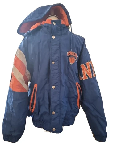 Vintage New York Knicks NBA Starter Jacket Size Medium 90s Cover