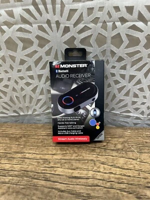 BRAND NEW MONSTER Monacor Audio Receiver Set, Black (MBA9-1009-BLK) - Image 1 of 3