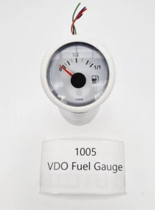 VDO White 52mm 0-90 ohms Fuel Gauge Marine Boat Tank Level Sender Sensor - Picture 1 of 2