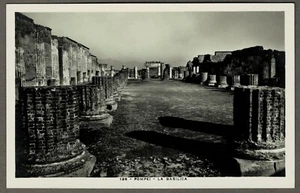 Postal de foto real pompeya: basílica, sin funcionar, alrededor de 1930 - Imagen 1 de 2
