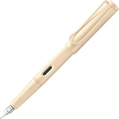 Lamy Safari Special Edition Fountain Pen Cream Medium Pt New In Box   020 - Image 1 of 2
