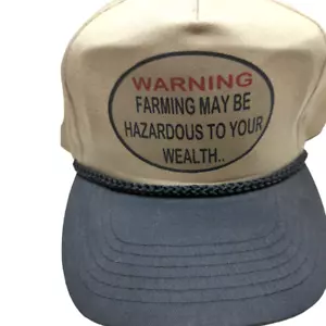 Cappello snapback HEADFIRST agricoltura pericoloso per la ricchezza berretto camionisti - Foto 1 di 8