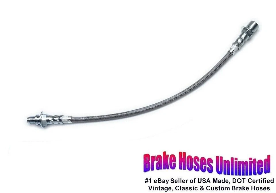 MANGUERA DE FRENO TRASERA INOXIDABLE CHEVROLET BEL AIR, 1967 1968 Foto 1 de 1