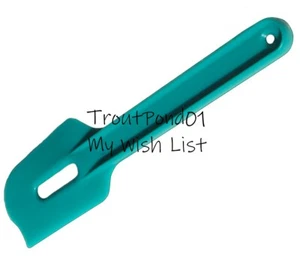 Tupperware Paddle Scraper Gadget Spatula Teal Turquoise New - Picture 1 of 3